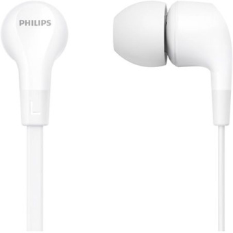 Гарнитура внутриканальные Philips TAE1105WT/00 1.2м белый проводные в ушной раковине - купить недорого с доставкой в интернет-магазине