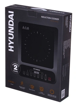 Плита Индукционная Hyundai HYC-0101 черный стеклокерамика (настольная) - купить недорого с доставкой в интернет-магазине