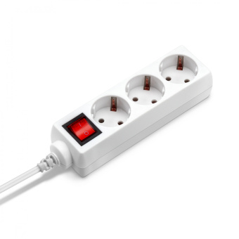 Сетевой удлинитель Buro BU-PS3.5/W 5м (3 розетки) белый (пакет ПЭ) - купить недорого с доставкой в интернет-магазине