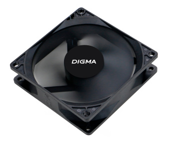Вентилятор Digma DFAN-90 90x90x25mm 3-pin 4-pin (Molex)23dB 82gr Ret - купить недорого с доставкой в интернет-магазине