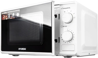 Микроволновая Печь Hyundai HYM-M2044 20л. 700Вт белый - купить недорого с доставкой в интернет-магазине