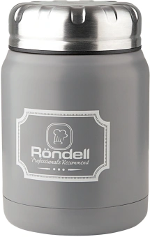 Термос для напитков/еды Rondell Picnic RDS-943 0.5л. серый картонная коробка - купить недорого с доставкой в интернет-магазине