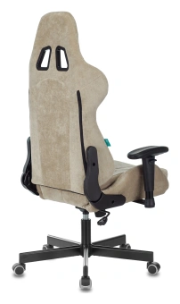 Кресло игровое Zombie VIKING KNIGHT Fabric песочный Light-21 с подголов. крестов. металл - купить недорого с доставкой в интернет-магазине