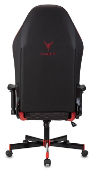 Кресло игровое Knight Neon черный/красный соты экокожа с подголов. крестов. металл - купить недорого с доставкой в интернет-магазине