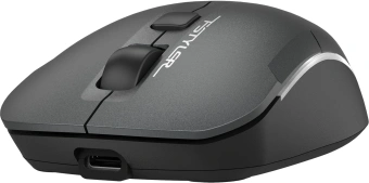 Мышь A4Tech Fstyler FB26CS Air2 серый/черный оптическая 2000dpi silent беспров. BT/Radio USB для ноутбука 4but (FB26CS AIR2 SMOKY GREY) - купить недорого с доставкой в интернет-магазине