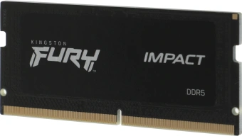 Память DDR5 16GB 6400MHz Kingston KF564S38IB-16 Fury Impact RTL PC5-51200 CL38 SO-DIMM ECC 262-pin 1.35В single rank Ret - купить недорого с доставкой в интернет-магазине