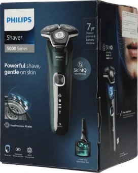 Бритва роторная Philips S5884/50 реж.эл.:3 питан.:аккум. зеленый - купить недорого с доставкой в интернет-магазине