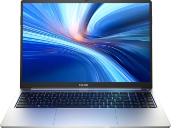 Ноутбук Tecno MegaBook T16 Core i5 13420H 16Gb SSD512Gb Intel UHD Graphics 16" IPS FHD+ (1920x1200) без ОС 64 silver WiFi BT Cam 6460mAh (T16RA-NES0) - купить недорого с доставкой в интернет-магазине