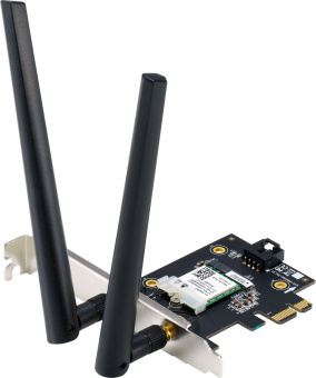Сетевой адаптер WiFi + Bluetooth Asus PCE-AXE5400 AXE5400 PCI Express (ант.внеш.съем) 2ант. - купить недорого с доставкой в интернет-магазине