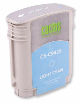 Картридж струйный Cactus CS-C9428 №85 светло-голубой (72мл) для HP DJ 30/130 с чипом - купить недорого с доставкой в интернет-магазине