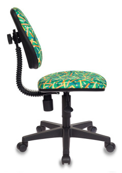 Кресло детское Бюрократ KD-4 зеленый карандаши крестов. пластик - купить недорого с доставкой в интернет-магазине