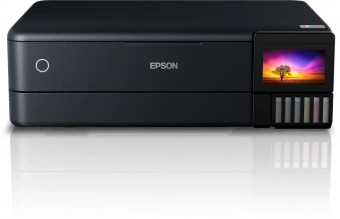 МФУ струйный Epson L8180 (C11CJ21403/402/504/502) A3 Duplex Net WiFi черный - купить недорого с доставкой в интернет-магазине