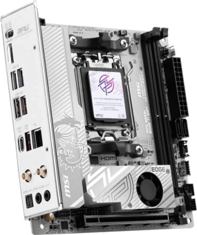 Материнская плата MSI MPG B850I EDGE TI WIFI SocketAM5 AMD B850 2xDDR5 mini-ITX AC`97 8ch(7.1) 5Gigabit RAID+HDMI - купить недорого с доставкой в интернет-магазине