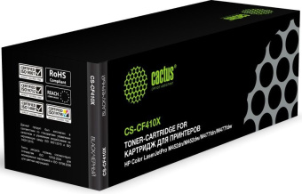 Картридж лазерный Cactus CS-CF410X CF410X черный (6500стр.) для HP HP CLJ Pro M452dn/M452dw/M477fdn/M477fdw - купить недорого с доставкой в интернет-магазине