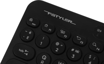 Клавиатура A4Tech FBK36C AS черный USB беспроводная BT/Radio slim Multimedia - купить недорого с доставкой в интернет-магазине