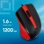 Мышь Оклик 225M черный/красный оптическая 1200dpi USB для ноутбука 3but (288237) - купить недорого с доставкой в интернет-магазине