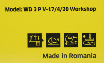 Строительный пылесос Karcher WD 3 P V-17/4/20 Workshop 1000Вт (уборка: сухая/сбор воды/выдув) желтый - купить недорого с доставкой в интернет-магазине