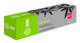 Картридж лазерный Cactus 44973541 CS-O301Y 44973541 желтый (1500стр.) для Oki C301/321 - купить недорого с доставкой в интернет-магазине