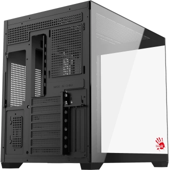Корпус Bloody CC-122 черный без БП ATX 10x120mm 1xUSB2.0 1xUSB3.0 audio - купить недорого с доставкой в интернет-магазине