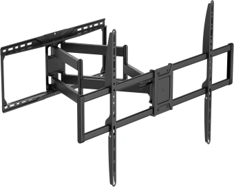 Кронштейн для телевизора Ultramounts UM968 черный 43"-105" макс.50кг настенный поворот и наклон - купить недорого с доставкой в интернет-магазине