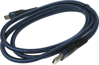 Кабель Hoco U110 70615 USB (m)-USB Type-C (m) 1.2м синий - купить недорого с доставкой в интернет-магазине