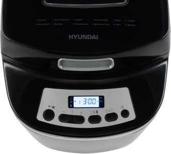 Хлебопечь Hyundai HYBM-P0613 600Вт черный/серебристый - купить недорого с доставкой в интернет-магазине