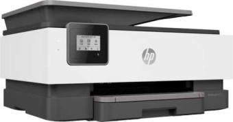 МФУ струйный HP OfficeJet 8013 (1KR70B) A4 Duplex WiFi черный - купить недорого с доставкой в интернет-магазине