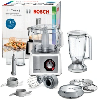 Кухонный комбайн Bosch MultiTalent 8 MC812S814 1250Вт белый - купить недорого с доставкой в интернет-магазине