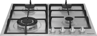 Газовая варочная поверхность Hotpoint HGMT 642 W IX серебристый - купить недорого с доставкой в интернет-магазине