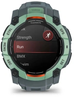 Смарт-часы Garmin Instinct 3 1.4" AMOLED корп.серый рем.серый (010-03020-01) - купить недорого с доставкой в интернет-магазине