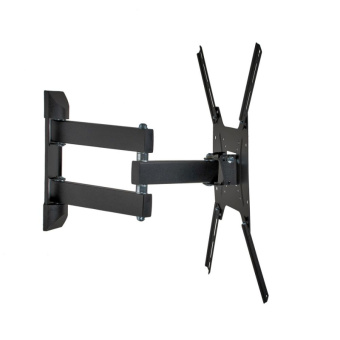 Кронштейн для телевизора Kromax OPTIMA-404 черный 15"-55" макс.35кг настенный поворотно-выдвижной и наклонный - купить недорого с доставкой в интернет-магазине
