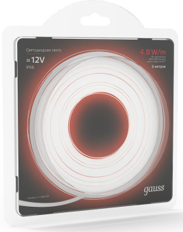Лента светодиод. Gauss SMD 5м (311000705) - купить недорого с доставкой в интернет-магазине