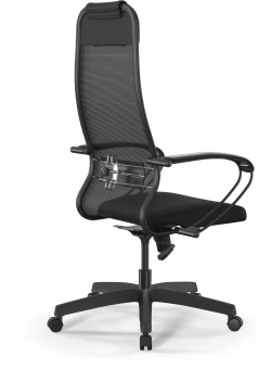 Кресло Метта ErgoLife Set 11 черный сиденье черный сетка с подголов. крестов. металл хром - купить недорого с доставкой в интернет-магазине