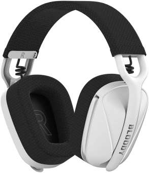 Наушники с микрофоном A4Tech Bloody GR285 белый 1.5м мониторные BT/Radio/3.5mm оголовье - купить недорого с доставкой в интернет-магазине