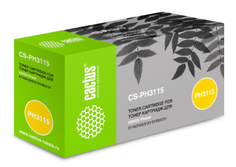 Картридж лазерный Cactus CS-PH3115 109R00725 черный (3000стр.) для Xerox Phaser 3115/3120/3121/3130/3131/3132 с чипом - купить недорого с доставкой в интернет-магазине