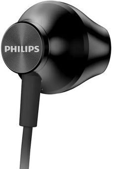 Наушники вкладыши Philips TAUE100BK/00 1.2м черный проводные в ушной раковине - купить недорого с доставкой в интернет-магазине