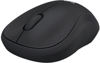 Мышь Logitech B220 черный оптическая (1000dpi) silent беспроводная USB (2but) - купить недорого с доставкой в интернет-магазине