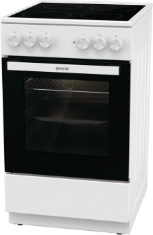 Плита Электрическая Gorenje GEC5A12WG-B белый стеклокерамика (без крышки) - купить недорого с доставкой в интернет-магазине