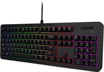 Клавиатура Lenovo Legion K310 RGB черный USB Multimedia for gamer LED (GY41N91872) - купить недорого с доставкой в интернет-магазине