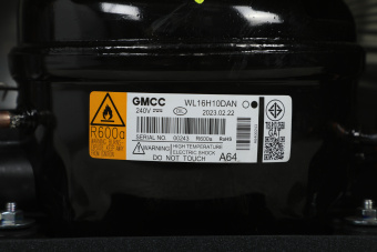 Холодильник Hitachi R-W660PUC7 GBK 2-хкамерн. черный стекло инвертер - купить недорого с доставкой в интернет-магазине