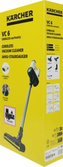 Пылесос ручной Karcher VC 6 Cordless ourFamily 250Вт белый/серый - купить недорого с доставкой в интернет-магазине