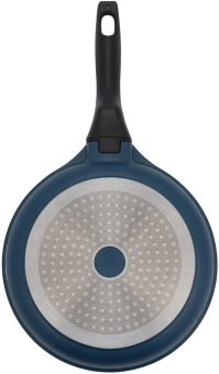 Сковорода Rondell Del mar RDA-1848 круглая 26см покрытие: Xylan Plus ручка съемная (без крышки) синий - купить недорого с доставкой в интернет-магазине