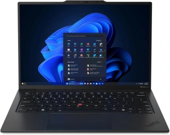 Ноутбук Lenovo ThinkPad X1 Carbon G12 Core Ultra 7 155U 32Gb SSD512Gb Intel Graphics 14" IPS Touch WUXGA (1920x1200) Windows 11 Pro 64 black WiFi BT Cam (21KC00A7US) - купить недорого с доставкой в интернет-магазине