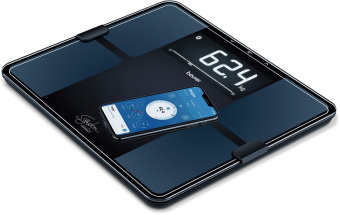 Весы напольные электронные Beurer BF915 Signature Line макс.200кг черный - купить недорого с доставкой в интернет-магазине
