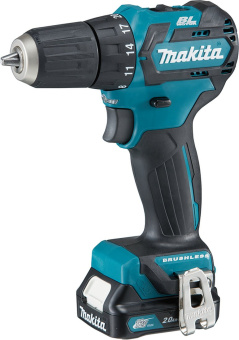 Дрель-шуруповерт Makita DF332DWAE аккум. патрон:быстрозажимной (кейс в комплекте) - купить недорого с доставкой в интернет-магазине