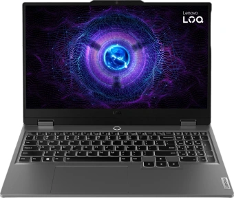 Ноутбук Lenovo LOQ 15IRX9 Core i7 13650HX 16Gb SSD512Gb NVIDIA GeForce RTX 3050 6Gb 15.6" IPS FHD (1920x1080) без ОС grey WiFi BT Cam (83DV0072PS) - купить недорого с доставкой в интернет-магазине