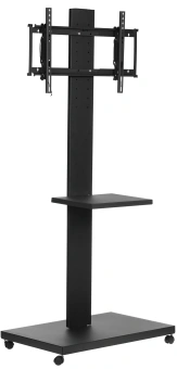 Подставка для телевизора Holder PR-107 черный 32"-70" макс.60кг напольный поворот и наклон - купить недорого с доставкой в интернет-магазине