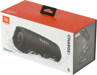 Колонка порт. JBL Charge 5 черный 40W 2.0 BT 15м 7500mAh (JBLCHARGE5BLK) - купить недорого с доставкой в интернет-магазине