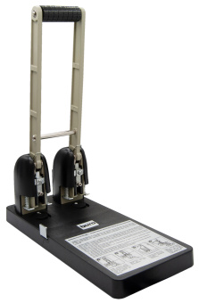 Дырокол Buro Force макс.:150лист. пластик черный отв.:2 с линейкой - купить недорого с доставкой в интернет-магазине