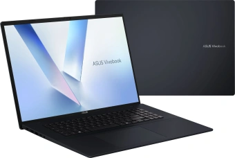 Ноутбук Asus Vivobook 18 M1807HA-S8160 Ryzen 7 260 16Gb SSD512Gb AMD Radeon 780M 18" IPS WUXGA (1920x1200) без ОС blue WiFi BT Cam (90NB15P1-M00BL0) - купить недорого с доставкой в интернет-магазине